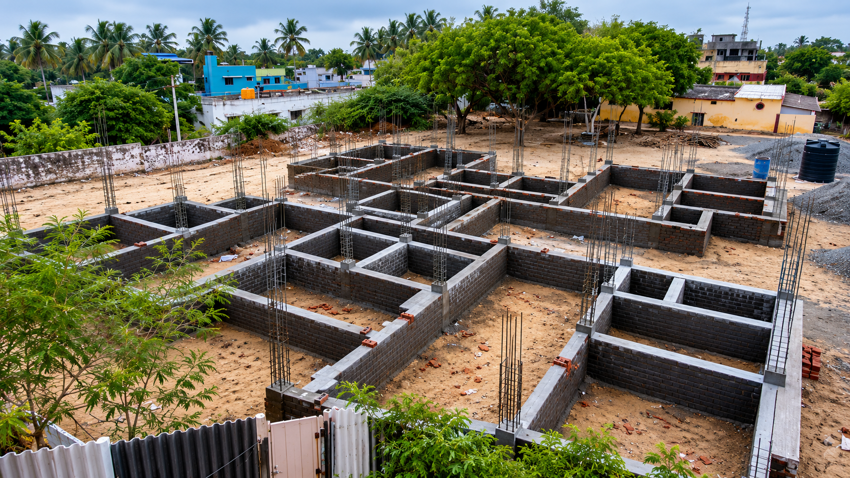 Modern Home Construction by AGAM FOUNDATION